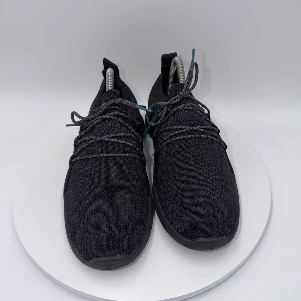 Vessi Cityscape Classic Black Waterproof Knit Sneakers Womens 8